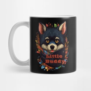 Dog In Pocket Funny Puppy For Dog Lovers Mug